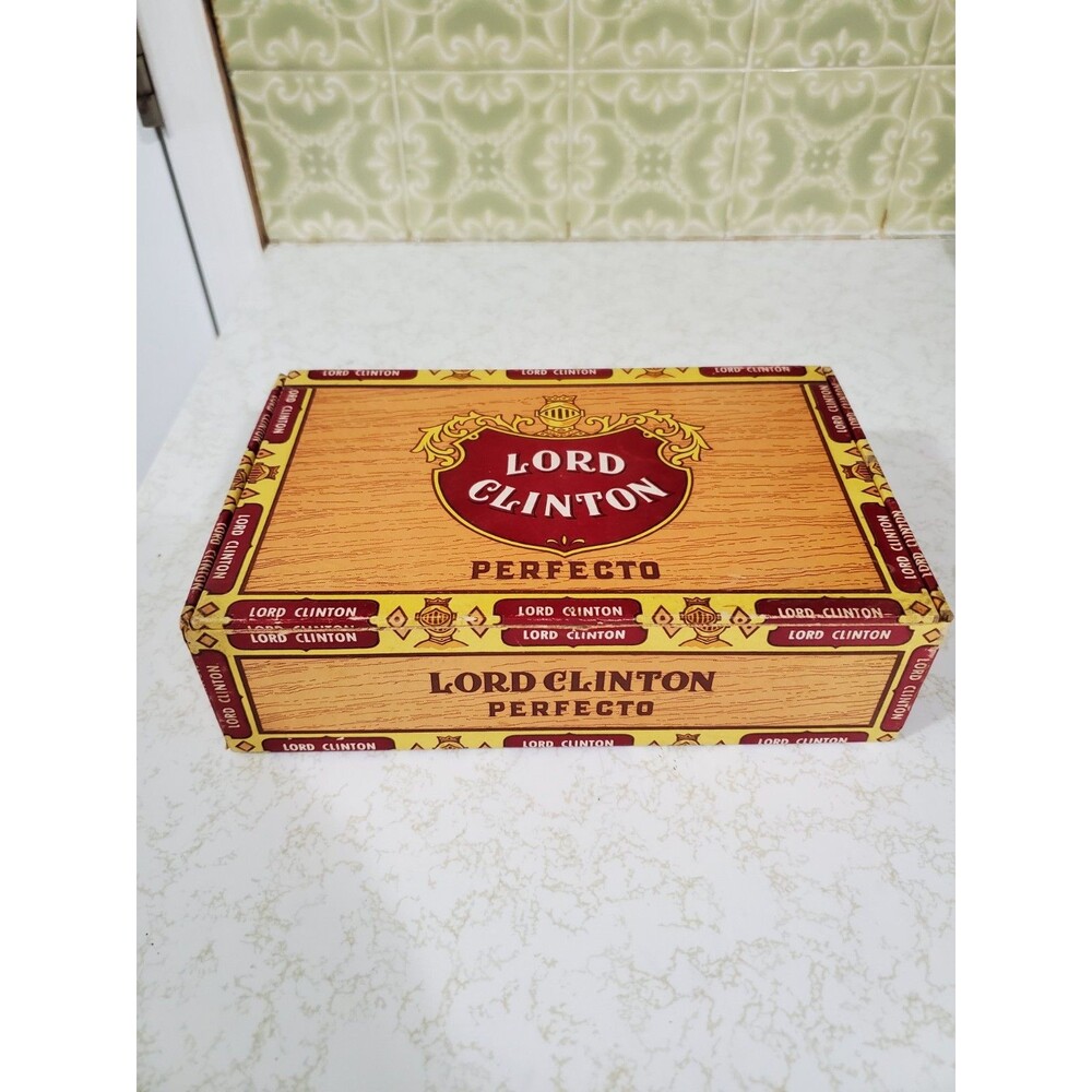 Vintage Lord Clinton Standard Size Organizer Perfecto Havana Blend Mild Tobacco